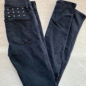 Ripped, High-Rise Skinny Jeans (KSUBI)